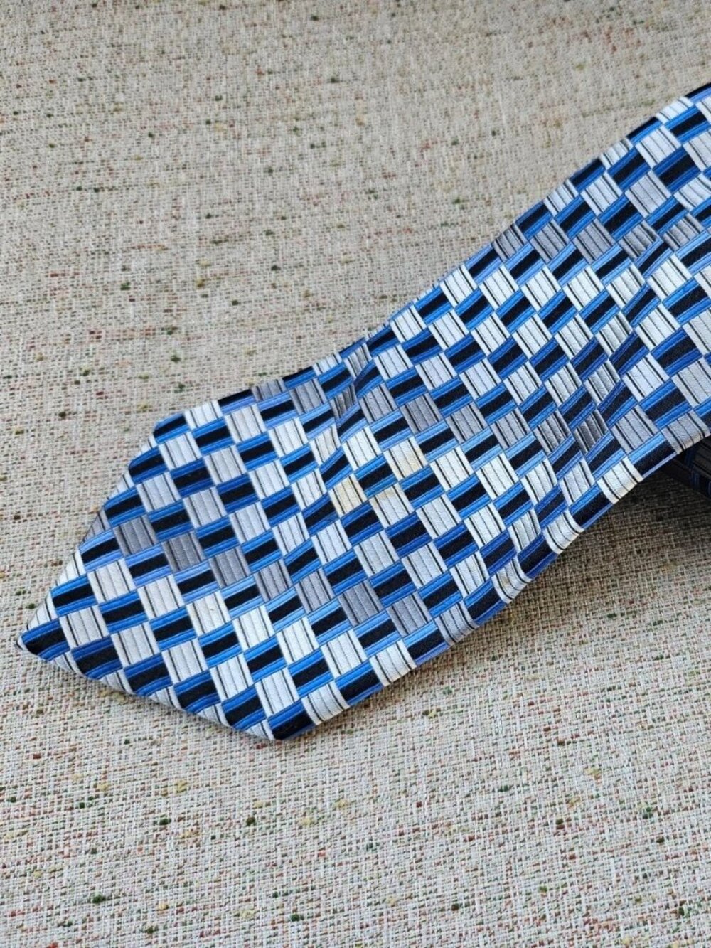 Geoffrey Been Men Tie Multi Color Necktie Classic 100% Silk Neck Tie